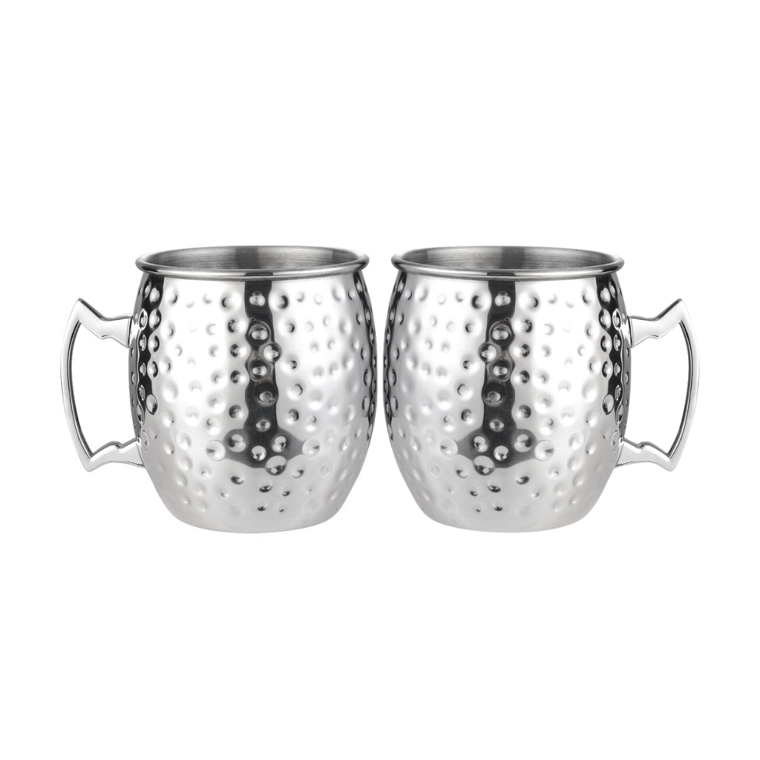 530ml (18 OZ) Stainless Steel Moscow Mule Mugs (Set of 2)