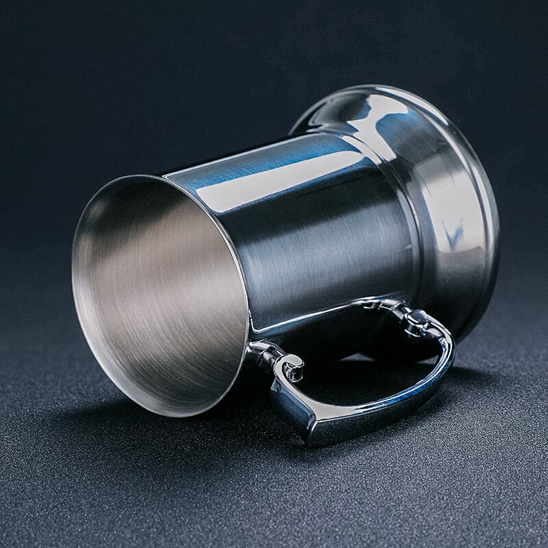 500ml Stainless Steel Tankard Beer Mug Big Capacity Double Walled